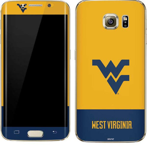 West Virginia University WV Yello split Galaxy S7 Edge Skin