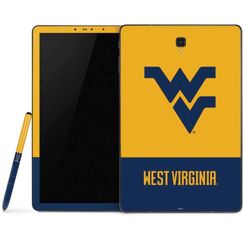 West Virginia University WV Yello split Samsung Galaxy Tab Skin