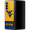 West Virginia University WV Yello split Galaxy Z Fold3 5G Skin