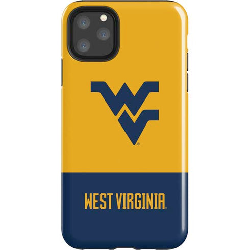 West Virginia University WV Yello split iPhone 11 Pro Max Impact Case