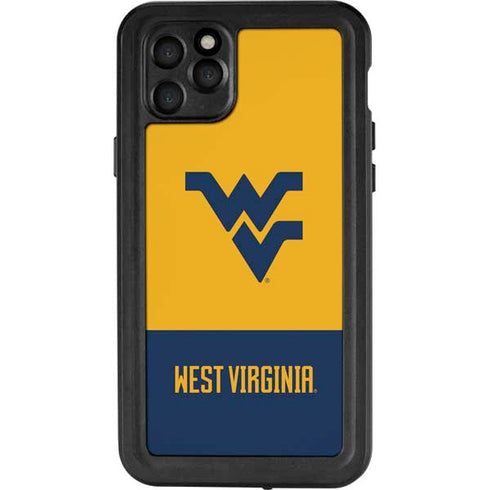 West Virginia University WV Yello split iPhone 11 Pro Max Waterproof Case