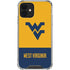 West Virginia University WV Yello split iPhone 12 Clear Case