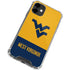 West Virginia University WV Yello split iPhone 12 Clear Case