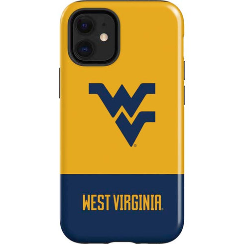 West Virginia University WV Yello split iPhone 12 Mini Impact Case