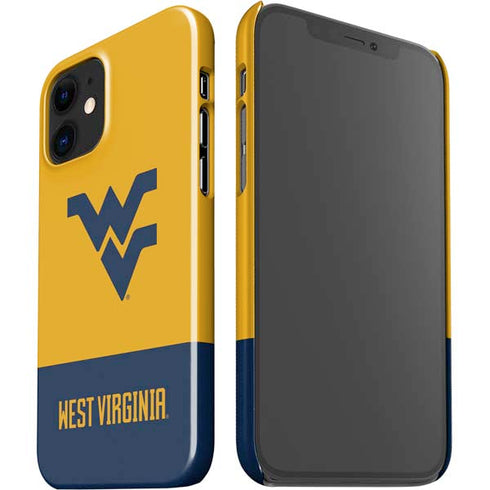 West Virginia University WV Yello split iPhone 12 Mini Lite Case