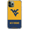 West Virginia University WV Yello split iPhone 12 Pro Max Clear Case