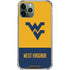 West Virginia University WV Yello split iPhone 12 Pro Max Clear Case