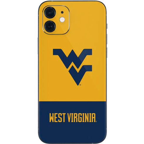 West Virginia University WV Yello split iPhone 12 Skin