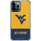 West Virginia University WV Yello split iPhone 13 Pro Max Clear Case