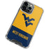 West Virginia University WV Yello split iPhone 13 Pro Max Clear Case