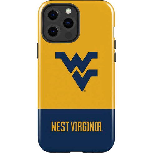 West Virginia University WV Yello split iPhone 13 Pro Max Impact Case