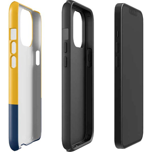 West Virginia University WV Yello split iPhone 13 Pro Max Impact Case
