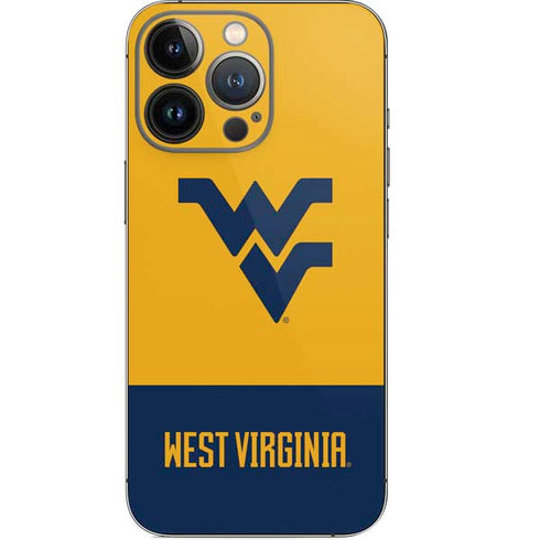 West Virginia University WV Yello split iPhone 13 Pro Skin