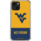 West Virginia University WV Yello split iPhone 14 Plus Clear Case