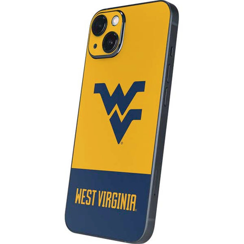 West Virginia University WV Yello split iPhone 14 Plus Skin