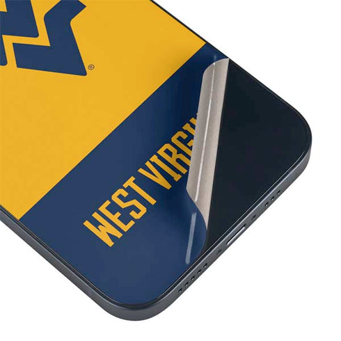 West Virginia University WV Yello split iPhone 14 Plus Skin