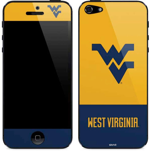 West Virginia University WV Yello split iPhone 5/5s/5SE Skin
