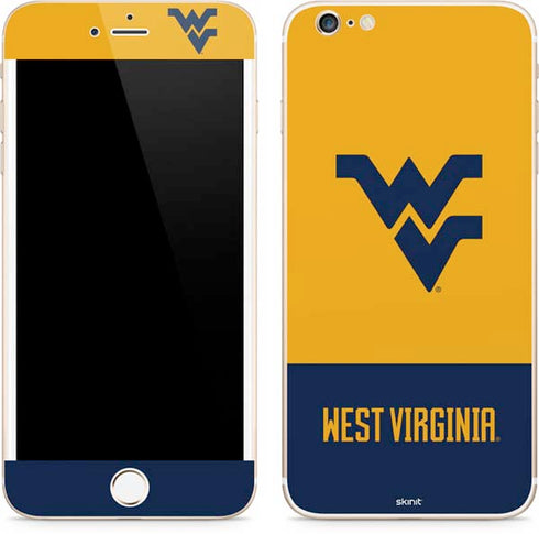 West Virginia University WV Yello split iPhone 6/6s Plus Skin