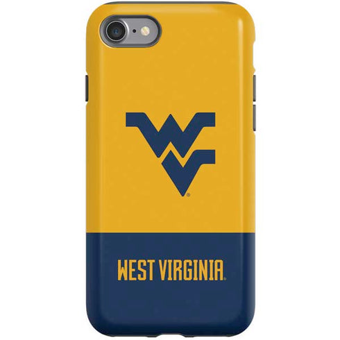 West Virginia University WV Yello split iPhone SE (2nd & 3rd Gen) Pro Case