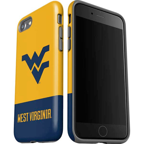 West Virginia University WV Yello split iPhone SE (2nd & 3rd Gen) Pro Case