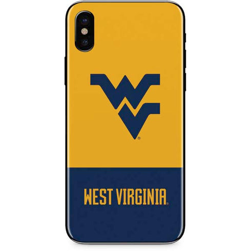 West Virginia University WV Yello split iPhone XS Max Skin