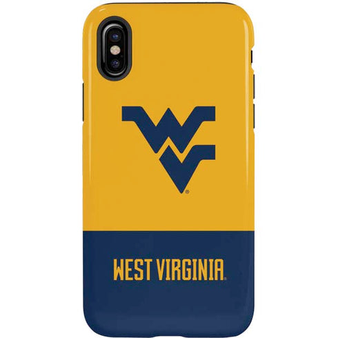 West Virginia University WV Yello split iPhone XS Pro Case