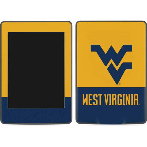 West Virginia University WV Yello split Amazon Kindle Skin