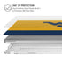 West Virginia University WV Yello split MacBook Air 13in M1 (2021) Case plus Skin