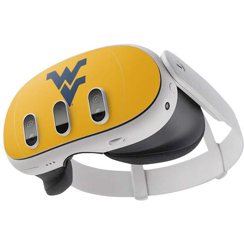 West Virginia University WV Yello split Meta Quest 3 Skin