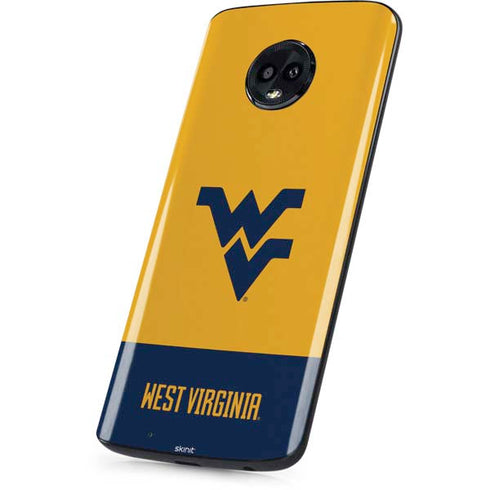 West Virginia University WV Yello split Moto G6 Skin