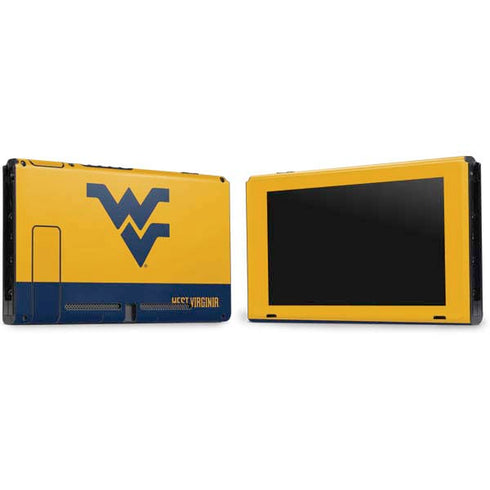 West Virginia University WV Yello split Nintendo Switch Bundle Skin