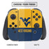 West Virginia University WV Yello split Nintendo Switch Bundle Skin