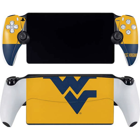 West Virginia University WV Yello split PlayStation Portal Remote Player Skin