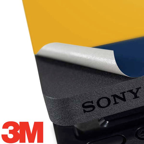 West Virginia University WV Yello split PS4 Slim Bundle Skin