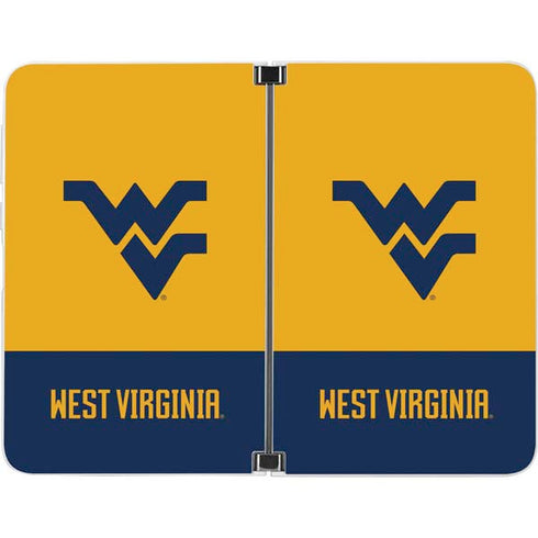 West Virginia University WV Yello split Surface Duo Skin