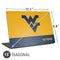 West Virginia University WV Yello split Universal Laptop 15in (12.2 x 8.8in) Skin