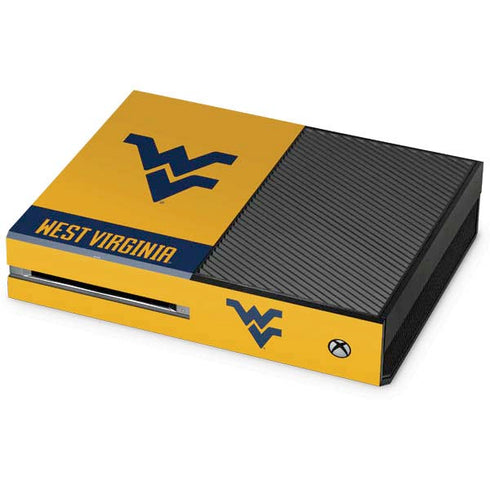 West Virginia University WV Yello split Xbox One Console Skin
