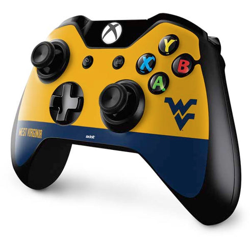 West Virginia University WV Yello split Xbox One Controller Skin