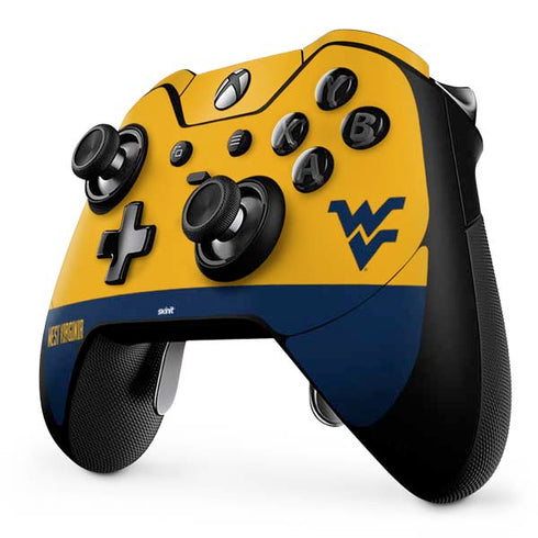 West Virginia University WV Yello split Xbox One Elite Controller Skin
