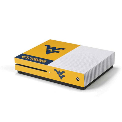 West Virginia University WV Yello split Xbox One S Console Skin