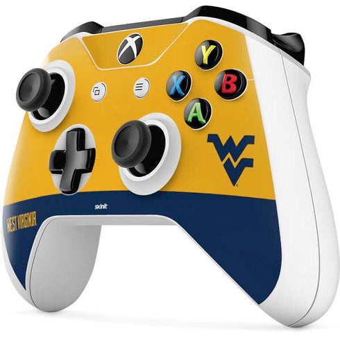 West Virginia University WV Yello split Xbox One S Controller Skin