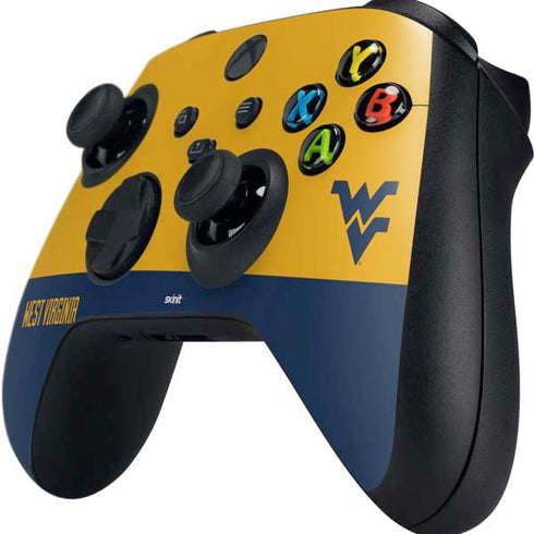 West Virginia University WV Yello split Xbox Series X Controller Skin