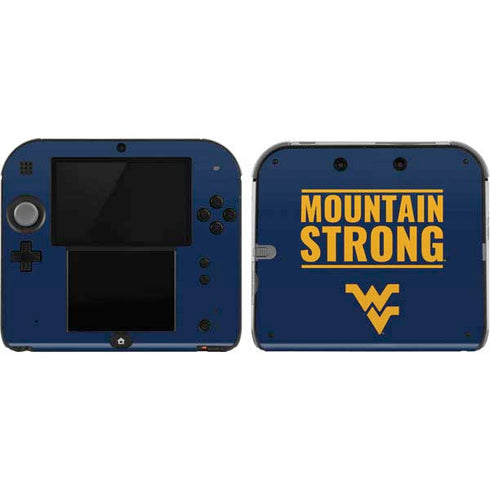 West Virginia University Yellow Nintendo 2DS Skin