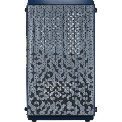 West Virginia University Yellow Cooler Master MasterBox Q300L Mini Tower Skin