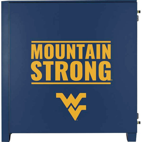 West Virginia University Yellow Corsair 4000D Tempered Glass Mid-Tower ATX Case Skin