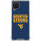 West Virginia University Yellow Galaxy A12 Clear Case