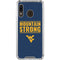 West Virginia University Yellow Galaxy A30 Clear Case