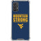 West Virginia University Yellow Galaxy A32 5G Clear Case