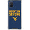 West Virginia University Yellow Galaxy A51 5G Clear Case
