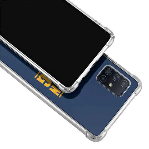 West Virginia University Yellow Galaxy A51 5G Clear Case